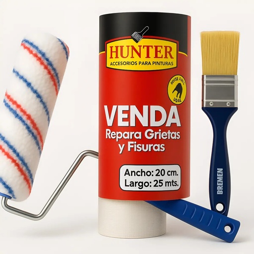 [COROPIVE] Combo Rodillo Ant 22 + Venda 20 + Pincel 15