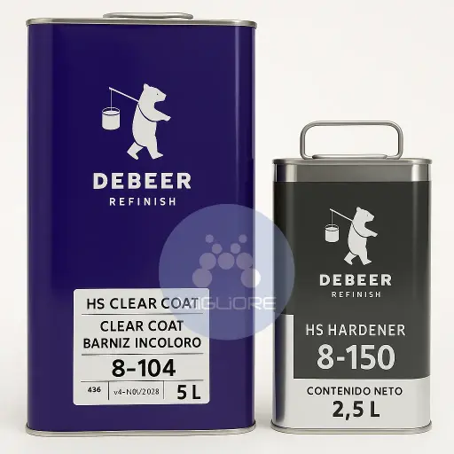 [CODE1045] Combo Debeer  8-104 5Lt + Catalizador 2.5Llt