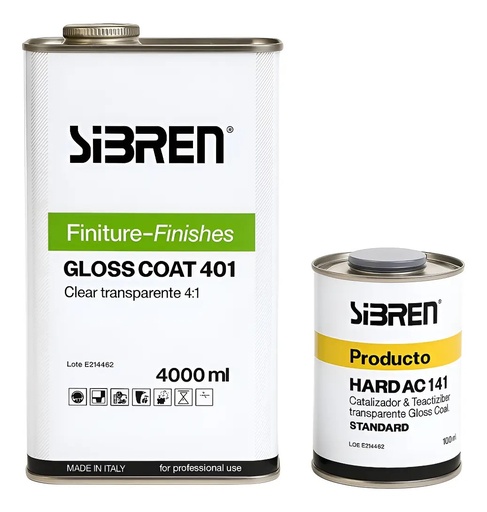 [COSIB4015] Combo Sibren Clear Coat 401 5 Lt + End