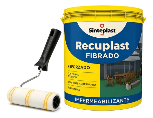 [COREFITE20] Combo Recuplast Fibrado 20 TE + rodillo +Pincel 