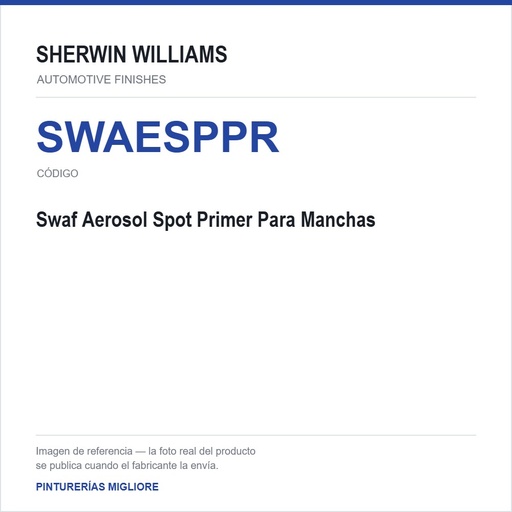 [SWAESPPR] Swaf Aerosol Spot Primer Para Manchas