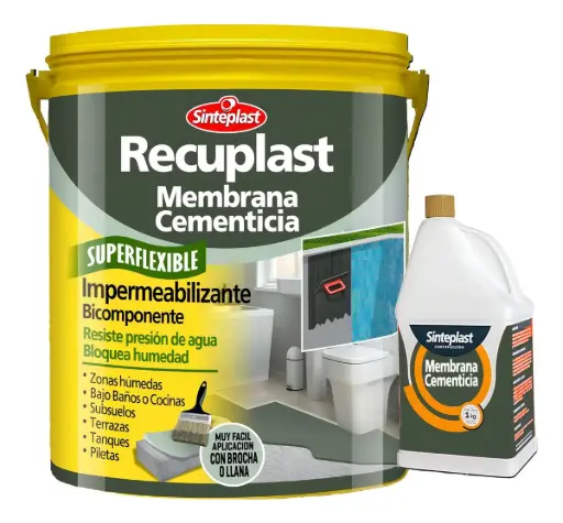 [SIMECE25] Recuplast Membrana Cementicia  (25 Kg)