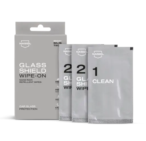 [NAAUGL] Nasiol Automotriz Repelente de Lluvia Toallitas Glassshield  Wiped-On