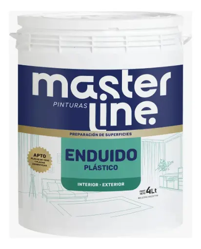 Enduido Plástico al Agua Int-Ext MasterLine