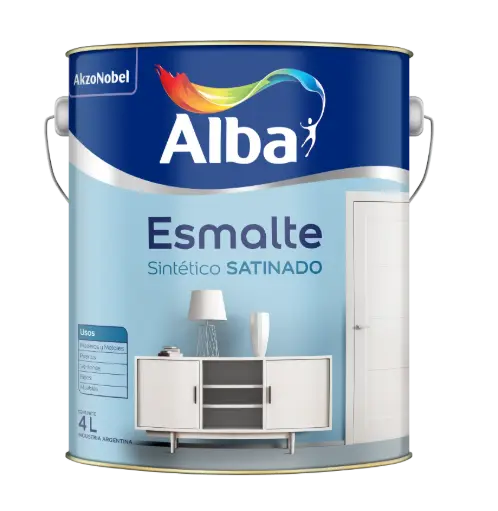 Esmalte Satinado Alba Standar Blanco