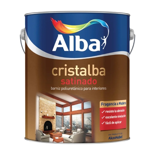 Barniz Poliuretano Cristalba Satinado