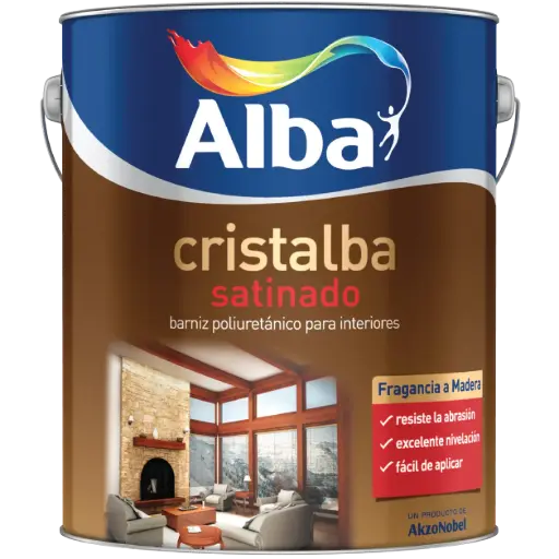 Barniz Poliuretano Cristalba Satinado