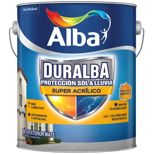 Latex Exterior Duralba Acrilico Alba